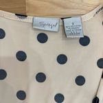 Vintage Spiegel sz S Cream and black polka dot dress #polkadot Photo 4