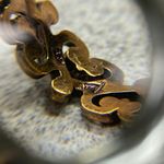 Vintage CopperTone Filigree Heart Band Stacking Ring Size 9 Sweetheart Jewelry Gold Photo 9