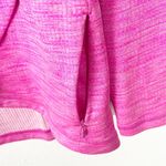 IBKUL Pink Asymmetrical Side Pockets Quarter Zip Pullover, Size Small Photo 10
