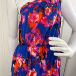 Pretty Garden Floral Maxi Dress in Blue and Red. #107 Size L Photo 7