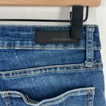 Calvin Klein  Ultimate Skinny Jeans Womens 6 Blue Denim Cotton Stretch Mid Rise Photo 8