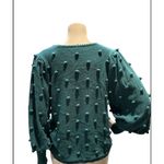 Lilly Pulitzer  Teal Green Cotton Blend Nubby Pullover Knit Sweater Size Medium Photo 1
