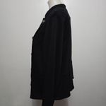 Torrid Black French Terry Military Crop Jacket 3X Military Steampunk Edgy Photo 2