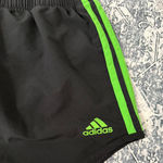 Adidas  black & green lined running shorts - Size L Photo 3