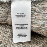 Splendid  Snowfall Turtleneck Poncho in Warm Sand Multi Large Y2K Photo 6