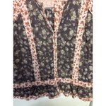 LOGO By Lori Goldstein Logo Lab by Lori Goldstein 3/4 Sleeve Crew Neck Bed Jacket Floral Patchwork 2x Photo 4