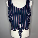 Live to be spoiled  Tie Front Tank Photo 2