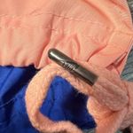 Nike  Pink & Blue Retro Cowl Neck Pullover Windbreaker Jacket Photo 7