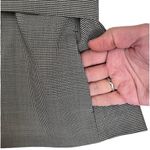Akris Punto Houndstooth Short-Sleeve Evening Jacket Womens Gray Blazer Suit Coat Photo 10