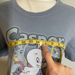 Classic Media NWT Light Blue Casper the Friendly Ghost Cropped Crop Top High Cut Tee Goth New Photo 4