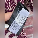 Ba&sh  Lia Pleated Printed Crepe mini dress size 6 Photo 12