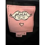 Phoebe Couture  Strapless Black Ruffle Cocktail Mini Dress Size 2 Photo 2