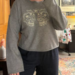 Haute Hippie Embroidered Skull Sweater Photo 0
