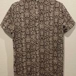 ZARA Snakeskin Print Mini Dress Photo 1