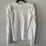 We The Free Free People White Ruched Sleeve Top Size XS Summer Spring Photo 6