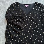 Lilly Pulitzer  Caroline Silk Tinsel Dress Size 2 Resort Minimalist Beachy Photo 9