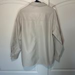 Altar'd State NWT Beige Faux Leather Shirt Jacket Shacket Button Womens Medum Photo 4