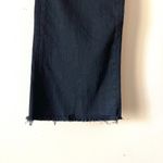 3x1  NYC | Black Straight Leg Raw Hem Denim Jeans Sz 25 Photo 3