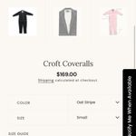Croft Coveralls NWOT $169 The Ultimate Adult Sleepsuit for Co Photo 2