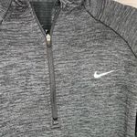 Nike Women Gray Quarter-Zip Pullover Photo 1