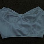 SheIn silky white tube top Photo 1