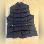 Lilly Pulitzer New Lauren Down Puffer Vest Navy Floral Lining Large $188 RARE Photo 10