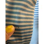 Vineyard Vines Top Women's Small Blue White Sankaty Striped Boatneck Nautical Photo 2