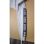Guess  Spellout Cropped Gray Hoodie S Casual Comfy Skater Bikercore Streetwear Photo 4