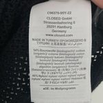 Closed Women's Black Short Sleeve Mesh Knit Collared Placket Polo Shirt Size‎ 24 Size 2 Photo 8