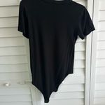 MANGOPOP Black Short Sleeve Bodysuit Photo 2