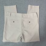 Loft  Slim Straight Leg Pencil Pants in Curvy Fit Dress Pants in Ecru Size 10 Photo 5