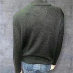 Liz Claiborne Vintage 80s Black Gold women’s sweater holiday 1st issue sz M Photo 3