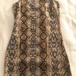 Snake Skin Print Dress Size 4 Photo 0