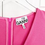Ganni Ottoman Stretch Suiting Mini Dress in Bubblegum Pink Photo 5
