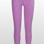 Alo Yoga NWT Alosoft Electric Violet Heather Set lounge leggings Lavish Bra Photo 2