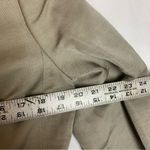 Banana Republic  womens 10 medium blazer silk linen pemplam jacket tan gold work Photo 6