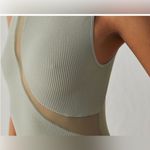 Free People Intimately green bodycon dress sleeveless mesh detail size XS/S E7 Photo 1