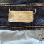 ZARA Denim Skinny Jeans with Faded Wash and Ankle Zippers Photo 5