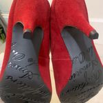 American Eagle outfitters | Red suede heels Photo 4