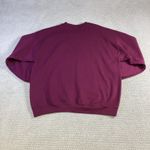 Source Unknown COFFEE Graphic Sweatshirt Burgundy Crewneck Pullover Casual Women's Size XL Photo 1