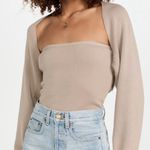 NWT Pixie Market Knit Tube Top in Pebble Size XS Photo 3
