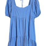 Anthropologie  Pilcro Dress Women Large Blue Puffy Sleeve Cottage Boho Nap House Photo 0