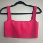 ZARA MOVING SALE  Pink Square Neckline Crop Top Photo 6