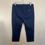 Michael Kors Cropped Skinny Jean Blue Wash Size 10 Photo 6
