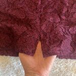 Oleg Cassini  Off-the-Shoulder‎ Lace Sheath Dress Wine Size 8 NWT Photo 9