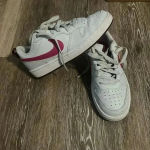 Nike  Court Borough Low 2 Gs Pure Platinum Pink Prime Photo 0