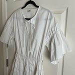 Jason Wu Cutout Ruched Cotton-blend Poplin Mini Dress -size 8 Photo 2