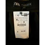 ZARA NEW Skort XL Extra Large Black White Peasant BOHO Mini Polka Dot Tiers Photo 5