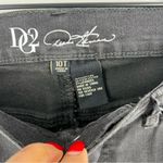 DG2‎ Diane Gilman Stretch Charcoal Gray Leopard Sequin Side Stripe Skinny Jean Size 10 Photo 8