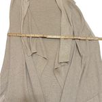 Banana Republic  Waterfall Knit Vest Sweater Tan Womens Sz L Photo 6